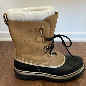 Sorel Caribou Men's Boots NM 1000-281 Waterproof Hunt/Snow Size 10 US